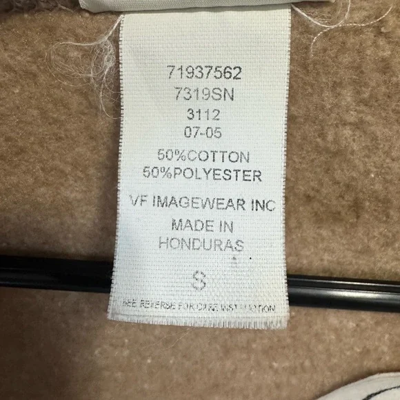 Vintage Cat Paw Print Appliqué Cardigan Jacket Beige Frayed Hem Cozy Cat Lover M - Picture 10 of 10